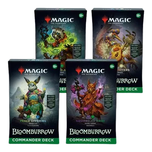 Magic: The Gathering—Bloomburrow Commander Deck Collection (4 Decks)