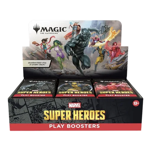 Magic: The Gathering | Marvel Super Heroes—Play Booster Display