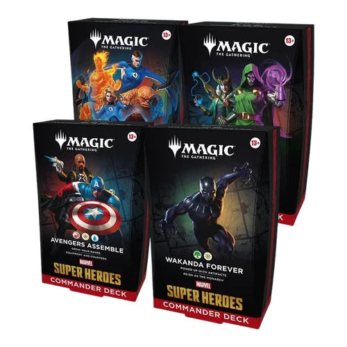 Magic: The Gathering | Marvel Super Heroes—Commander Deck Collection (4 Decks)