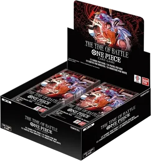 One Piece Card Game—The Time of Battle Booster Display