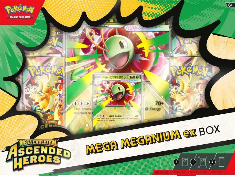 Pokémon TCG: Mega Evolution—Ascended Heroes Mega Meganium ex Box