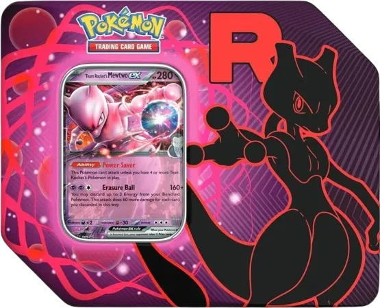 Pokémon TCG: Team Rocket Tin—Team Rocket’s Mewtwo ex