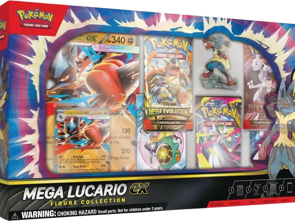 Pokémon TCG: Mega Lucario ex Figure Collection