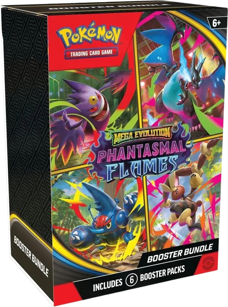 Pokémon TCG: Mega Evolution—Phantasmal Flames Booster Bundle