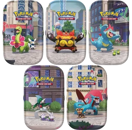 Pokémon TCG: Tins Luminous City  Cada una
